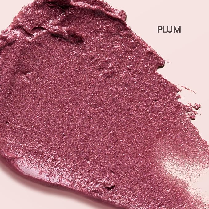 Burt's Bees Shimmer Lip Tint Set, Tinted Lip Balm Stick, Moisturizing for All Day Hydration with Natural Origin Glowy Pigmented Finish & Buildable Color, Plum (4-Pack)-Velvo Beauty