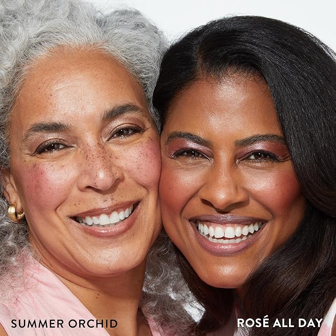 LAURA GELLER NEW YORK Baked Blush-n-Brighten Marbleized Blush for Cheeks - Summer Orchid - Natural Finish - Buildable Color-Velvo Beauty