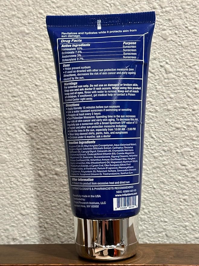 Trilipiderm 3oz TSA Travel Size 6-Pack All-Body Moisturizer with SPF 30 for Body, Face, Hands, & Feet-Velvo Beauty