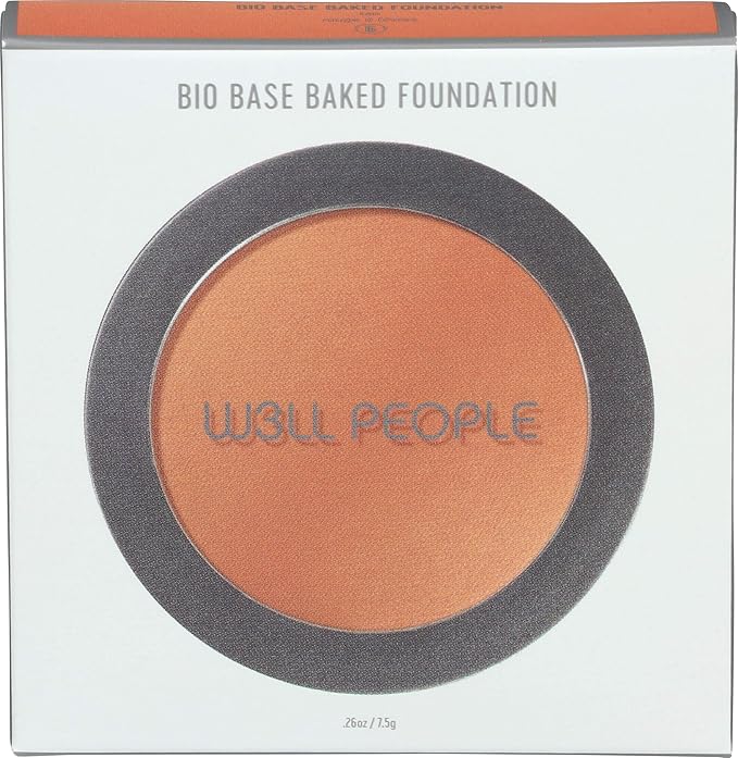 Well People Bio Powder Foundation, Lightweight & Hydrating Foundation For Perfecting & Smoothing Skin, Semi-Matte Finish, Vegan & Cruelty-free, 6N-Velvo Beauty