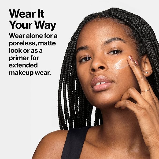 Revlon ColorStay Grip Primer, Mattifying, Blurring & Oil Absorbing Face Makeup, Absorb Sebum, Blurs Imperfections and Reduces Pore Appearance, 1 fl oz.-Velvo Beauty