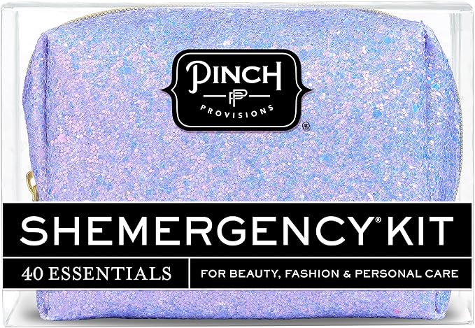 Pinch Provisions Shemergency Kit for Her, 40 Emergency Essential Items, Compact, Multi-Functional Pouch, Gift for Women, Birthday, Bachelorette Parties, and More!-Velvo Beauty