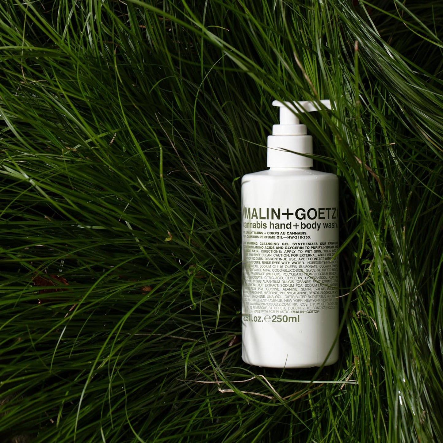 MALIN+GOETZ Cannabis Hand and Body Wash, White, 8.45 Fl Oz (Pack of 1)-Velvo Beauty