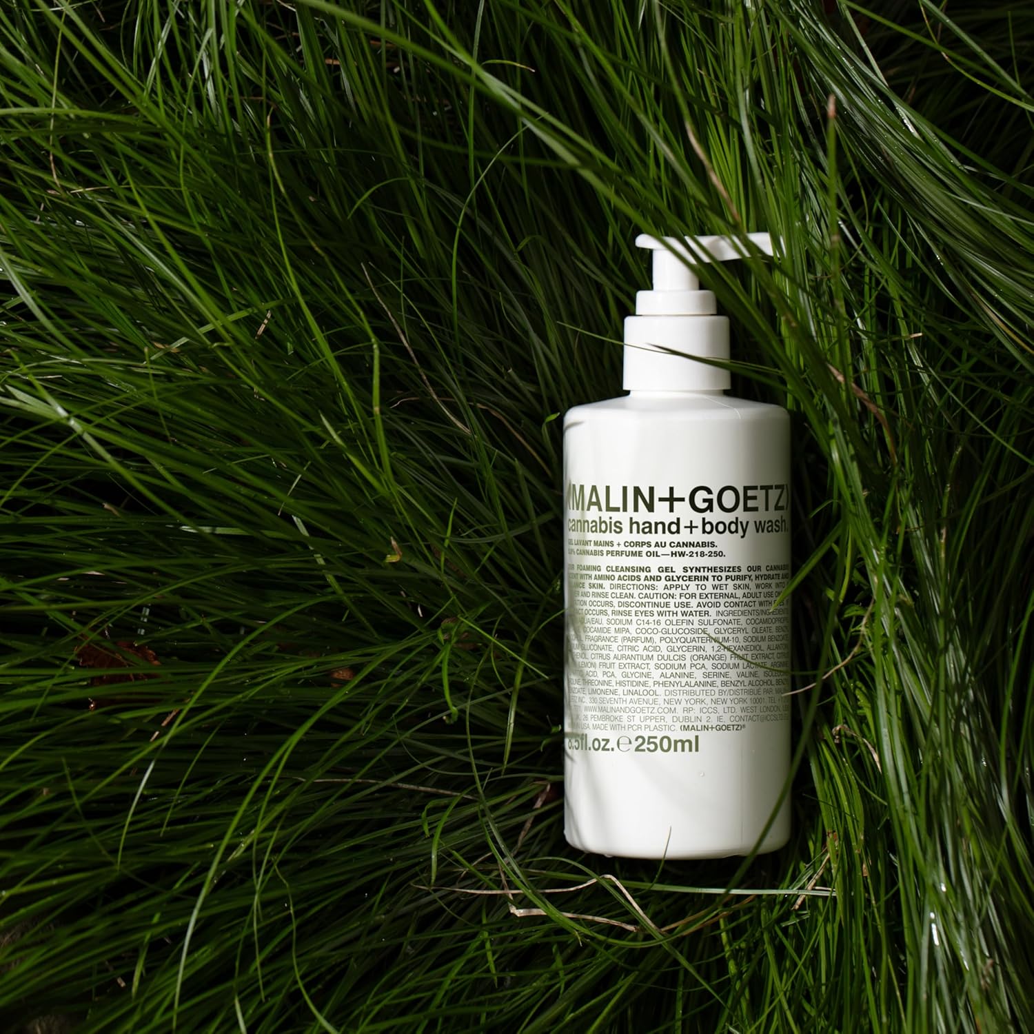 MALIN+GOETZ Cannabis Hand and Body Wash, White, 8.45 Fl Oz (Pack of 1)-Velvo Beauty