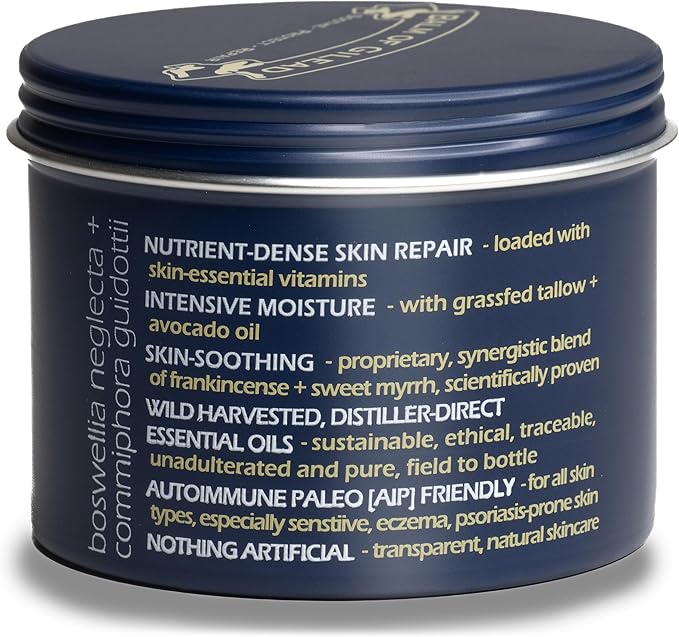 BALM OF GILEAD Foot Healing Cream – Frankincense & Sweet Myrrh Moisturizer for Sensitive Skin - Relieving Foot Therapy & Diabetic Skin Healing - Deeply Nourishing & Synergistic Cream-Velvo Beauty
