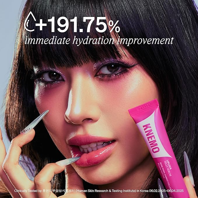 LipLock Jelly Serum for Dry Lips, Long-Lasting, Hydrating, Plumping, Glossy Mask with Rose PDRN, Carrot Collagen, Pillow Peptide, Moisturizing Tinted Lip Balm. (Grape Crush)-Velvo Beauty