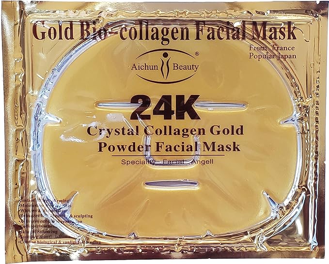 Luxurious 24k Gold Bio-collagen Facial Mask (5pcs)-Velvo Beauty