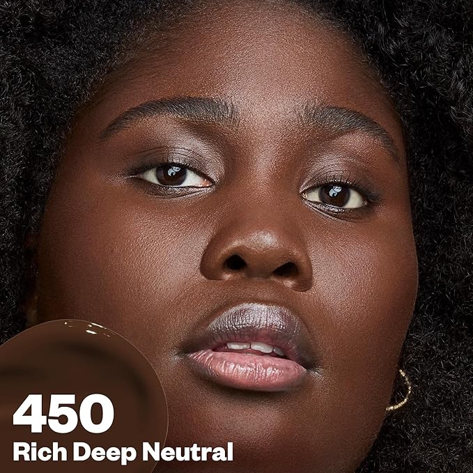 Kosas Revealer Skin-Improving Foundation with SPF 25 Protection - Hydrate, Brighten, Soothe, Plump, Protect Skin - Smoothing Texture, Natural Finish and Clean Formula, Rich Deep Neutral 450-Velvo Beauty