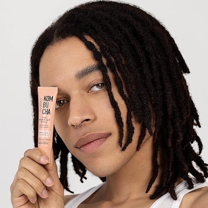 Avatara - Kombucha The Wake-Up Call Eye Cream, Eye Cream for Dark Circles and Puffiness, Under Eye Cream with Caffeine, Vitamin C, and Tumeric, Caffeine Eye Cream for All Skin Types, 0.05 Fl. Oz.-Velvo Beauty