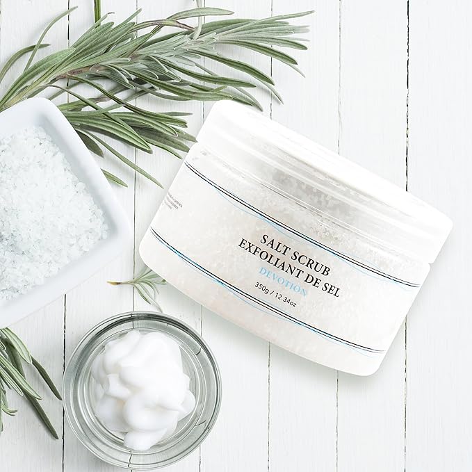 Vivo Per Lei Body Scrub - Exfoliating Body Scrub with Dead Sea Minerals - Dead Sea Salt Scrub for Hands & Legs - Body Exfoliant for a Supple Beach Body - 350 g/ 12.34 oz-Velvo Beauty