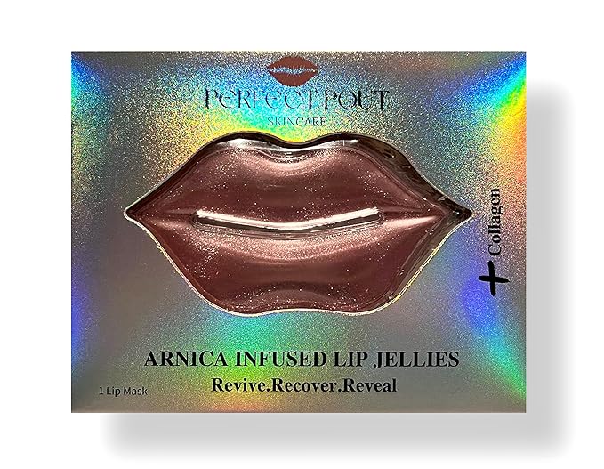 Natural Arnica and Collagen Lip Jellies Lip Mask | Lip Care | Moisturizes & heals lips | reduces fine lines | lip filler recovery | arnica infused lip mask | anti-aging-Velvo Beauty