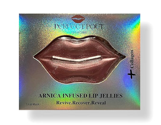 Natural Arnica and Collagen Lip Jellies Lip Mask | Lip Care | Moisturizes & heals lips | reduces fine lines | lip filler recovery | arnica infused lip mask | anti-aging-Velvo Beauty