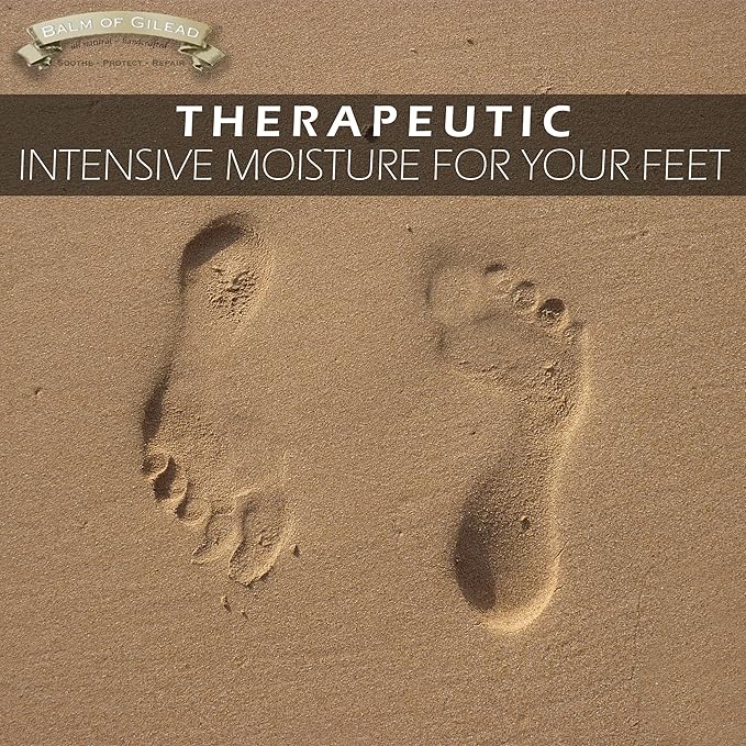 BALM OF GILEAD Foot Healing Cream – Frankincense & Sweet Myrrh Moisturizer for Sensitive Skin - Relieving Foot Therapy & Diabetic Skin Healing - Deeply Nourishing & Synergistic Cream-Velvo Beauty