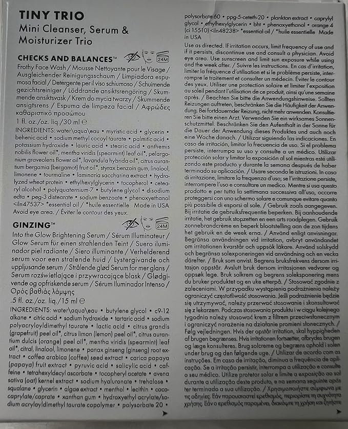 Origins Tiny Trio Mini Cleaner, Serum & Moisturizer Trio - Travel Size-Velvo Beauty