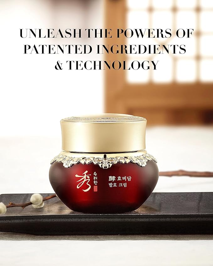 Sooryehan Hyobidam Face Moisturizer for Women. Korean Skin Care (Cream, 1.7fl oz) - Korean Facial Care. Wrinkle Cream for Women, Night Cream for Face with Wild Ginseng & Snow Fungus.-Velvo Beauty