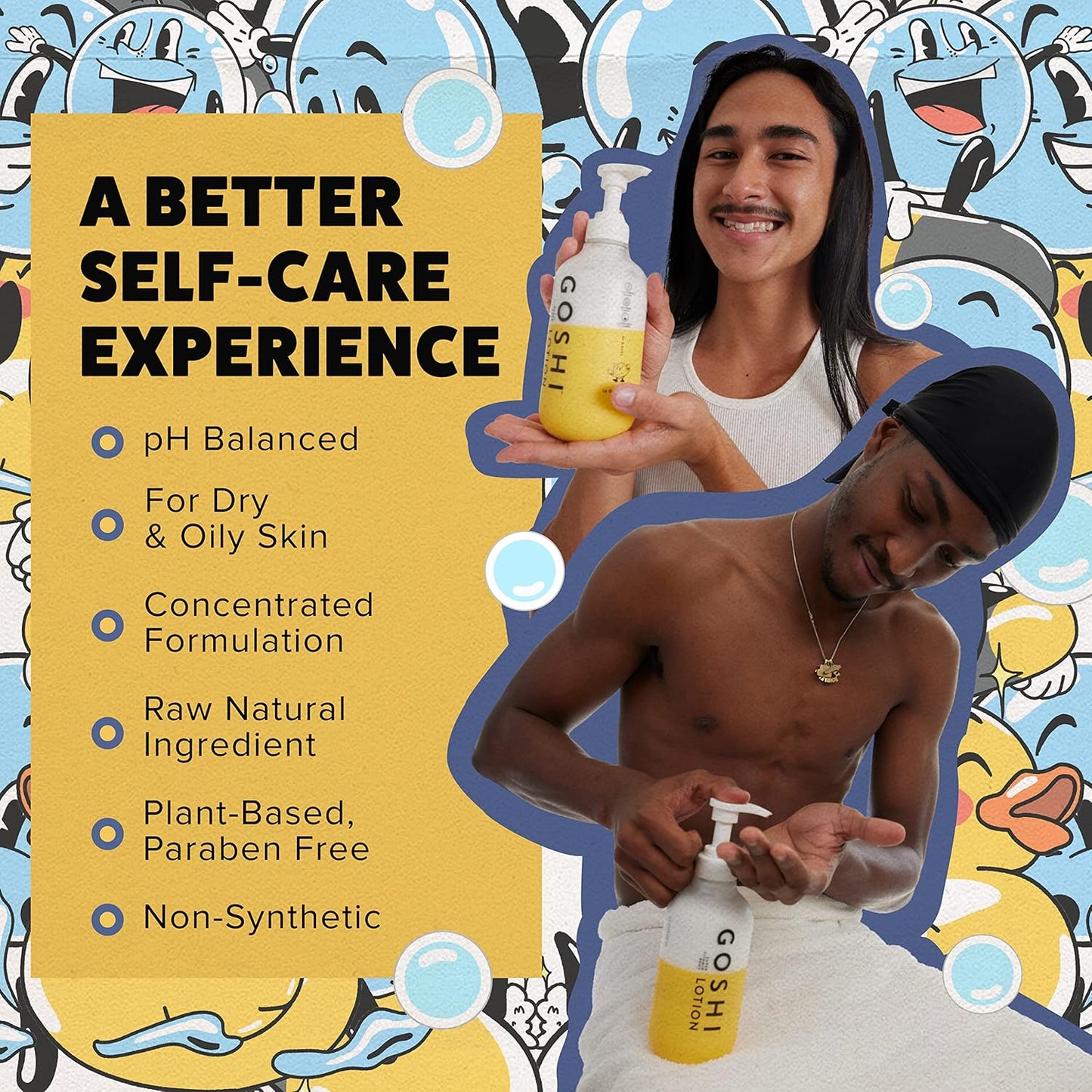 GOSHI Super Vitamin Body Lotion 20 oz - pH-Balanced Moisturizing Body Lotion for Men and Women - For All Skin Types-Velvo Beauty