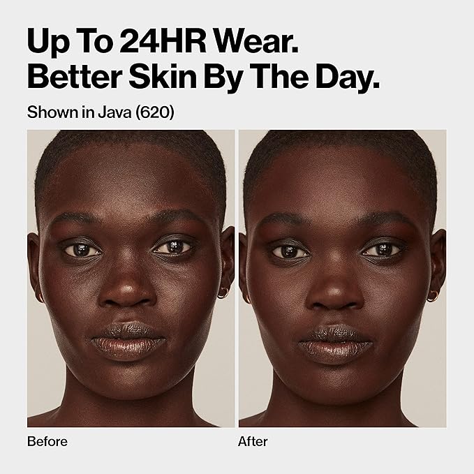 Revlon Liquid Foundation, ColorStay Face Makeup for Combination & Oily Skin, SPF 15, Medium-Full Coverage with Matte Finish, Cappuccino (410), 1.0 oz-Velvo Beauty