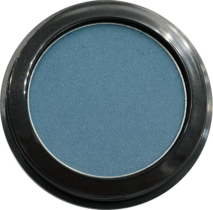 Midnight Matte Deep Navy Blue Pressed Powder Single Vegan Eyeshadow; Talc, Paraben & Cruelty Free-Velvo Beauty