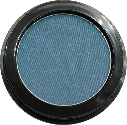 Midnight Matte Deep Navy Blue Pressed Powder Single Vegan Eyeshadow; Talc, Paraben & Cruelty Free-Velvo Beauty