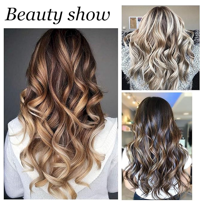 Aimin Hair Heatless Curlers, Soft Hair Curlers To Sleep In, Overnight Heatless Curls For Long Hair, No Heat Foam Curlers, Satin Sponge Rollers For Hair (40 pcs, dark colour) …-Velvo Beauty