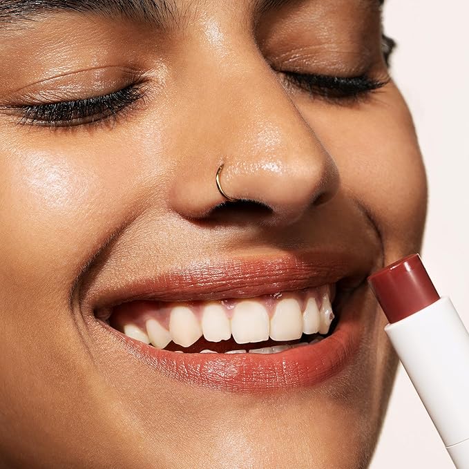 Melixir Vegan Lip Butter #18 Vintage Lust (+11 more colors), Hydrating Tinted Lip Balm Stick, Bee-Free, Petrolatum-Free, Plant-Based, Moisturizes Dry Chapped Lips With Shea Butter, Sheer Natural Finish-Velvo Beauty