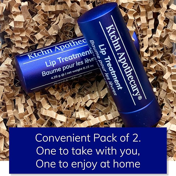 100% Natural Ultra-Hydrating Lip Balm & Conditioner-in-1 | Hydrate & Soften Dry/Chapped Lips | Silky Smooth, Never Waxy | Men & Women | Pack of 2-Velvo Beauty