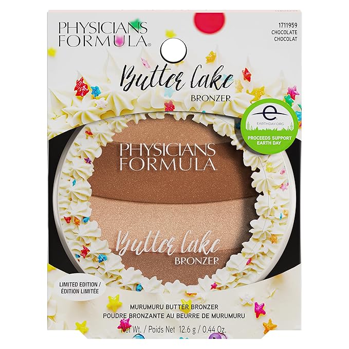 Physicians Formula Murumuru Butter Bronzer Face Makeup, Cheat Day Donut, Chocolate-Velvo Beauty