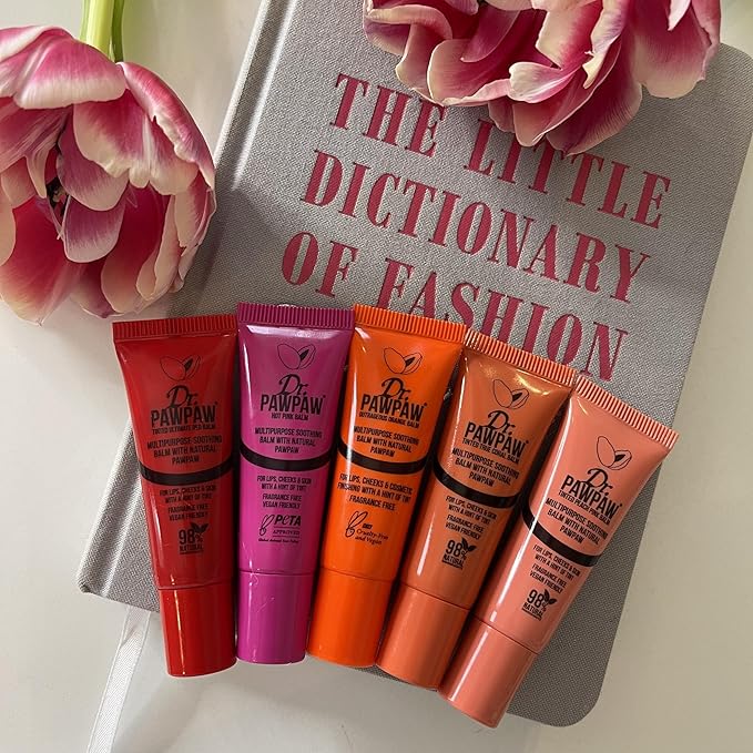 Hot Pink Balm, Multi-Purpose Natural No Fragrance, for Hydrating Lips, Skin, Hair, Cuticles, Nails & Beauty Finishing (10 ml)-Velvo Beauty