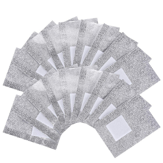 BTYMS 400 Pcs Gel Nail Polish Remover Wraps Nail Foil Wraps Soak Off Cotton Pads Lint Free Finger Nail Wipes-Velvo Beauty