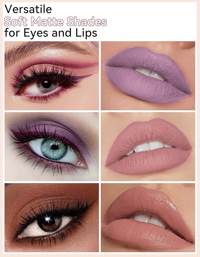 Erinde Waterproof Cream Eyeshadow Stick, Matte Nude Eye Shadow Sticks, Longwear Blendable High Pigmented, Neutral Eye Shadow Sticks for Older Eyes, Smokey Eyeshadow Pencil Crayon, 15 Mocha Matte-Velvo Beauty