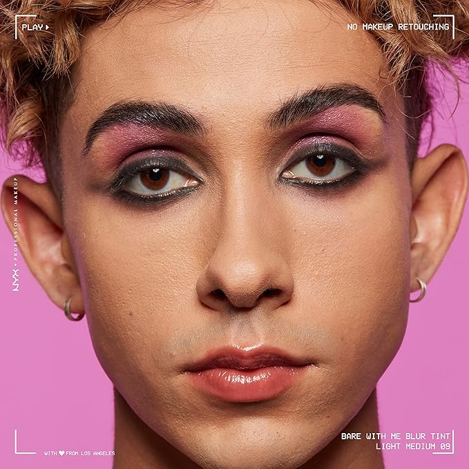 NYX PROFESSIONAL MAKEUP Bare With Me Blur Skin Tint Foundation Make Up with Matcha, Glycerin & Niacinamide - Light Medium-Velvo Beauty