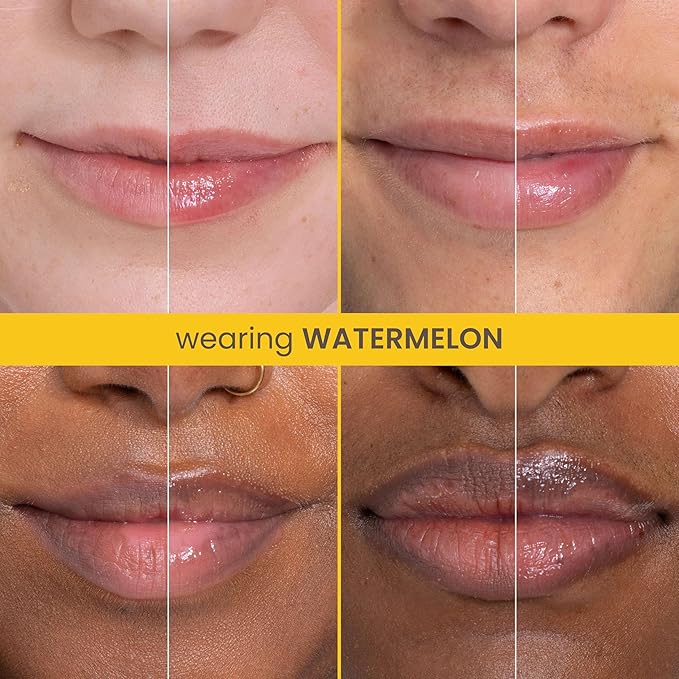 Burt's Bees Rescue Lip Relief, Watermelon, Hydrating Lip Balm for Dry Cracked Lips, with Responsbily Sourced Beeswax and Shea Butter, 100% Natural Origin, 1 Squeezy Tube, 0.35oz-Velvo Beauty