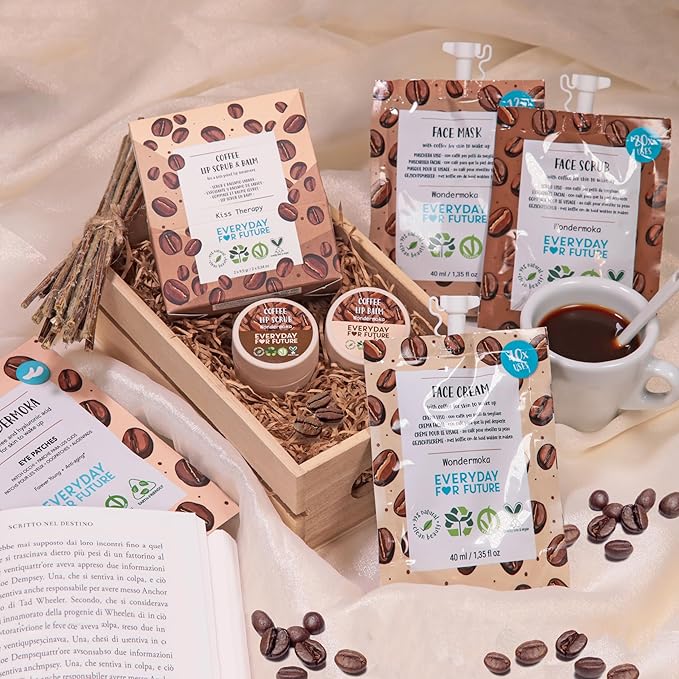 Coffee Lip Scrub & Lip Balm Kit | Moisturizing Lip Scrub and Lip Balm Lip Kit | Vegan & Cruelty Free Lip Scrub and Lip Balm Lip Kit | 100% Natural Lip Scrub and Lip Balm Lip Kit-Velvo Beauty