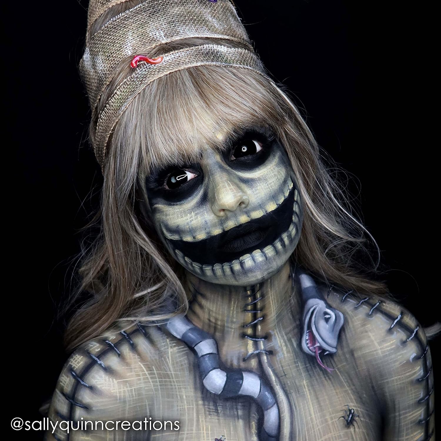 Mehron Makeup StarBlend Cake Makeup | Wet/Dry Pressed Powder Face | Powder Foundation | Black Body and Face Paint 2 oz (56g)-Velvo Beauty