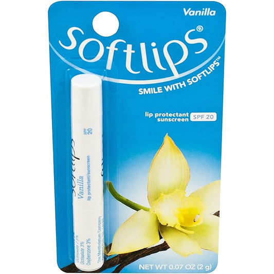 Softlips Hydration and Protection With Spf 20, Vanilla-Velvo Beauty