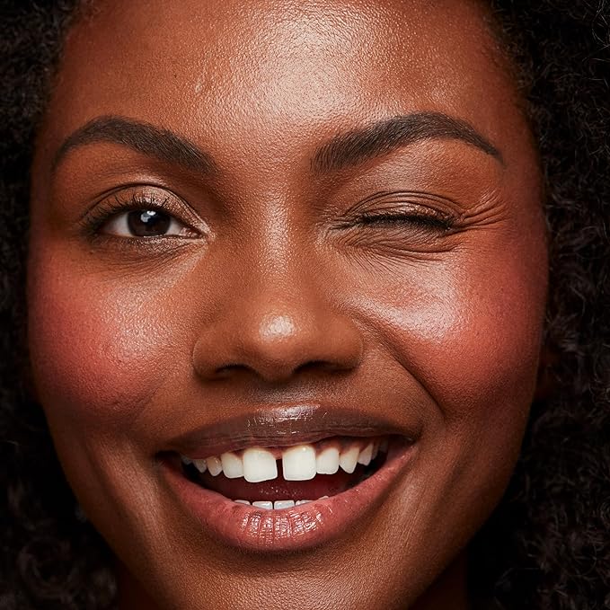 Saie Dew Blush - Lightweight Liquid Blush with a Blendable + Buildable Cream Finish - Dewy Cheek Tint with Doe Foot Wand Makeup Applicator - Warm Dusty Rose - Cutie (.40 oz)-Velvo Beauty