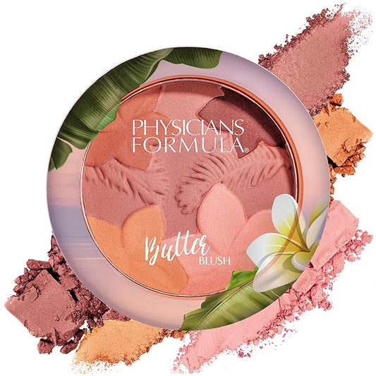 Physicians Formula Matte Monoi Butter Blush Makeup Powder, Mauvy Mattes, Dermatologist Tested-Velvo Beauty
