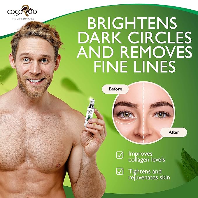 Caffeinated Eye Serum, Nutrient-Dense, 100% Pure, Natural & Vegan (Peppermint)-Velvo Beauty