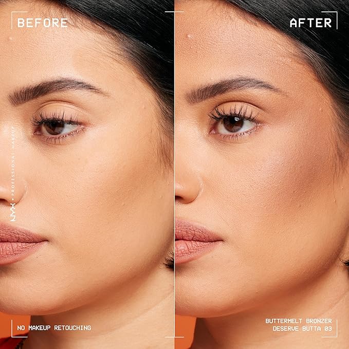 NYX PROFESSIONAL MAKEUP Matte Buttermelt Bronzer, Longwear Face Makeup with Up to 12 Hours of Wear, Vegan Formula - Deserve Butta-Velvo Beauty