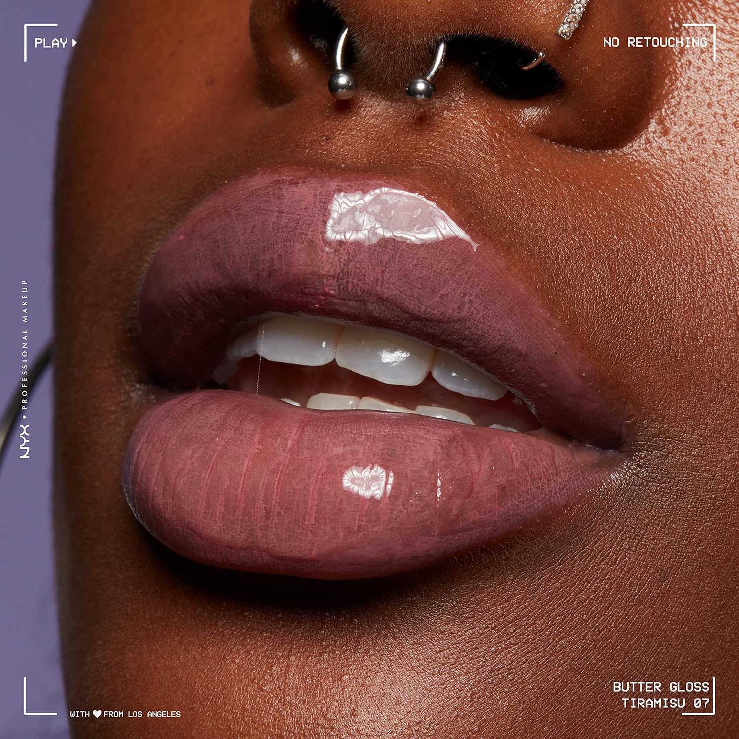 NYX PROFESSIONAL MAKEUP Butter Gloss, Non-Sticky Lip Gloss - Tiramisu (Brown) (Pack of 2)-Velvo Beauty