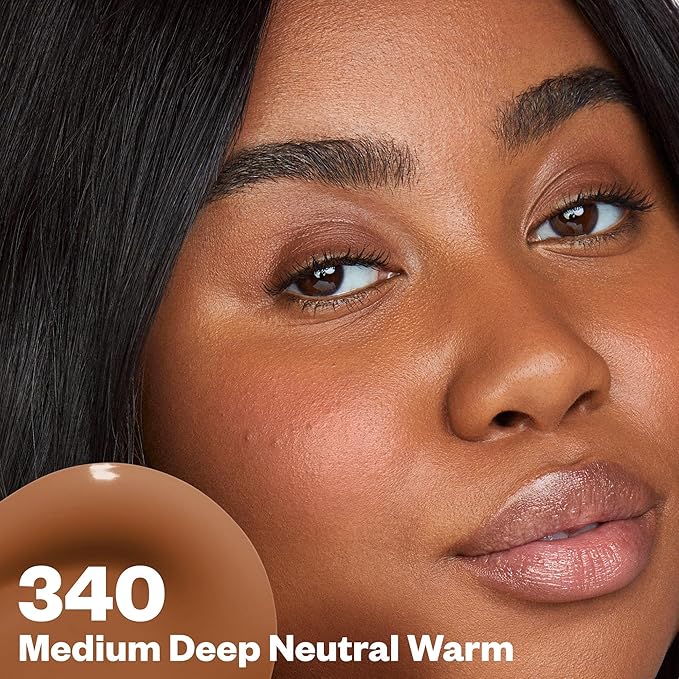 Kosas Revealer Skin-Improving Foundation with SPF 25 Protection - Hydrate, Brighten, Soothe, Plump, Protect Skin - Smoothing Texture, Natural Finish and Clean Formula - Medium Deep Neutral Warm 340-Velvo Beauty