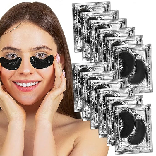 Under Eye Anti-Aging Eye Mask Collagen Patch Treatment for Minimizing Wrinkles, Puffy Eyes, Eye Bags, Dark Circles, Fine Lines Under the Eye, Looking Less Tired, Revitalizing, Moisturizing and-Velvo Beauty