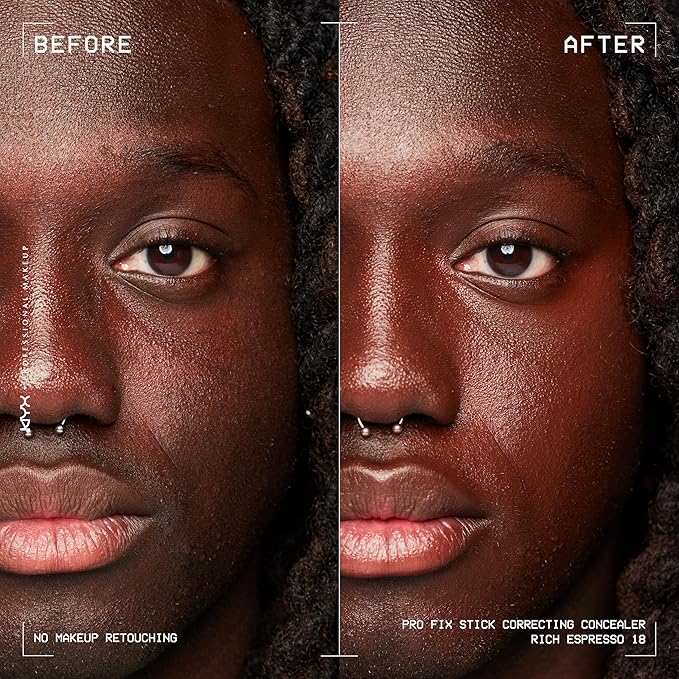 NYX PROFESSIONAL MAKEUP Pro Fix Stick Correcting Concealer, Buildable Medium Coverage Concealer Stick - Rich Espresso-Velvo Beauty