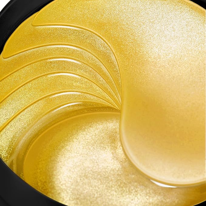 CCbeauty 24K Gold Under Eye Patches for Puffy Eyes, Dark Circles and Puffiness, Collagen Hydrating Mask Skincare, Gel Pads for Eye Bags and Wrinkles Under Eye Treatment,30pairs-Velvo Beauty