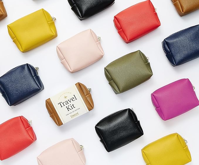 Pinch Provisions Travel Kit, includes 18 Must-Have Emergency Essential Items for Travelling, Ideal Road Trip or Airport Gift for Friends, Family & Peers, Portable Pouch-Velvo Beauty