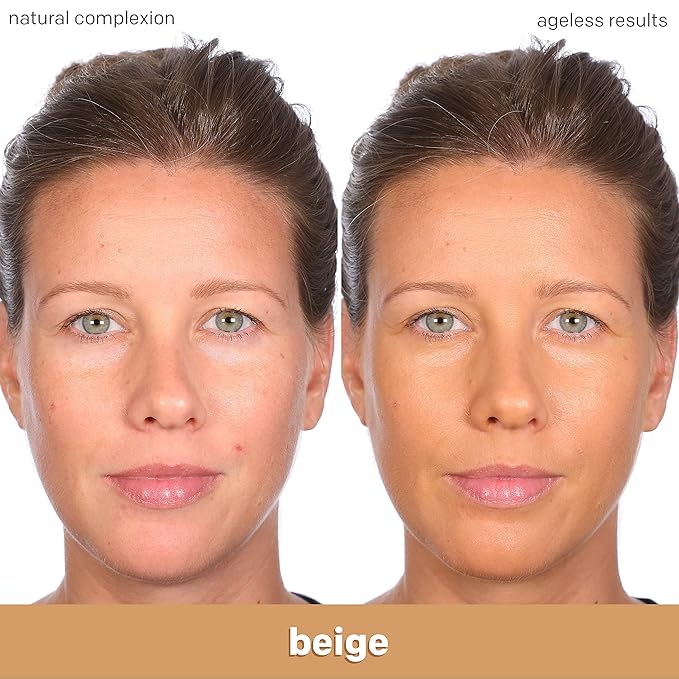 Almay Anti-Aging Foundation, Smart Shade Face Makeup with Hyaluronic Acid, Niacinamide, Vitamin C & E, Hypoallergenic, -Fragrance Free, 400 Beige, 1 Fl Oz (Pack of 1)-Velvo Beauty