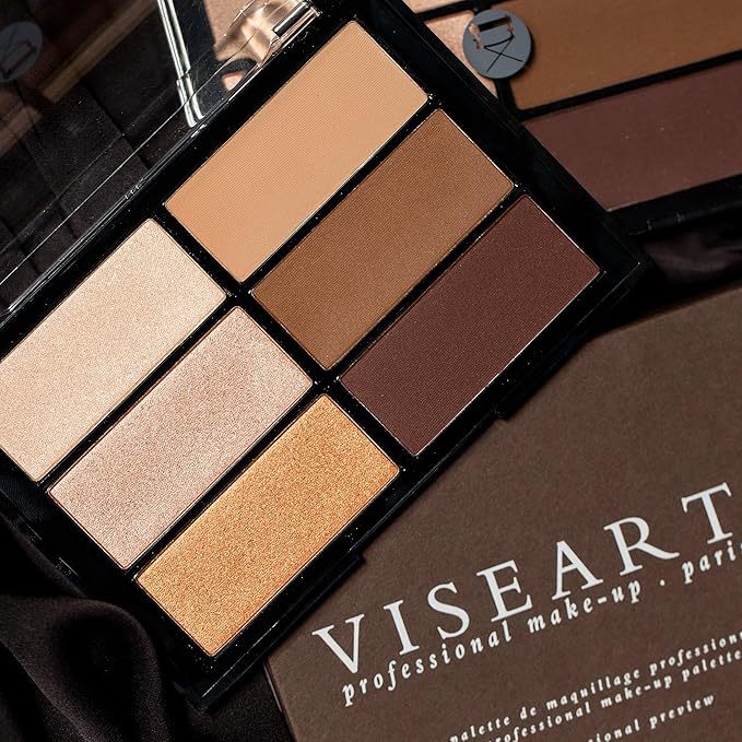 Viseart Paris Slimpro Pro Luxe Eyeshadow Palette (Highlight and Sculpting)-Velvo Beauty