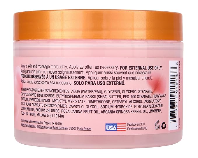 Tree Hut Moroccan Rose Whipped Shea Body Butter, 8.4oz, Lightweight, Long-lasting, Hydrating Moisturizer with Natural Shea Butter for Nourishing Essential Body Care-Velvo Beauty