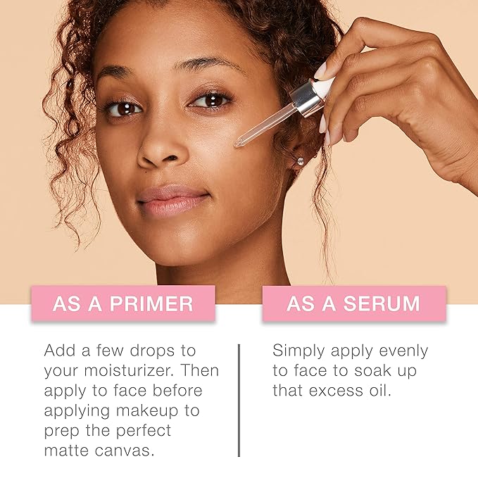 Neutrogena Shine Control Matte Booster Face Primer & Serum, Skin-Mattifying Serum-to-Primer with Rice Protein, Absorbs Excess Oil & Keeps Skin Shine Free, 1.0 fl. oz-Velvo Beauty