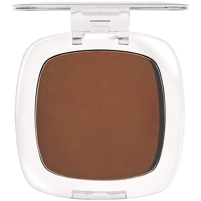 L'Oreal Paris Age Perfect Creamy Powder Foundation Compact, 370 Mahogany, 0.31 Ounce-Velvo Beauty